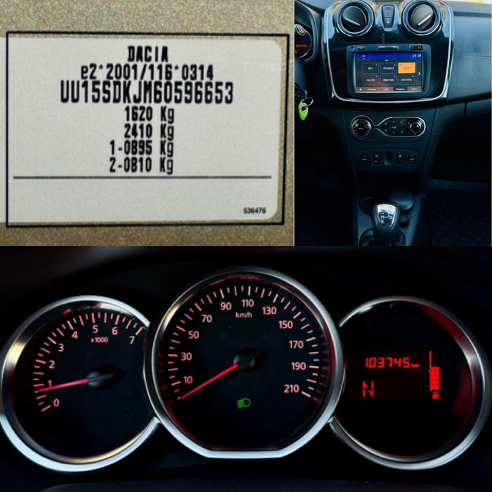 Garantie 12 luni, Dacia Sandero Stepway automata, 1.5 dci, Climatronic, navigatie