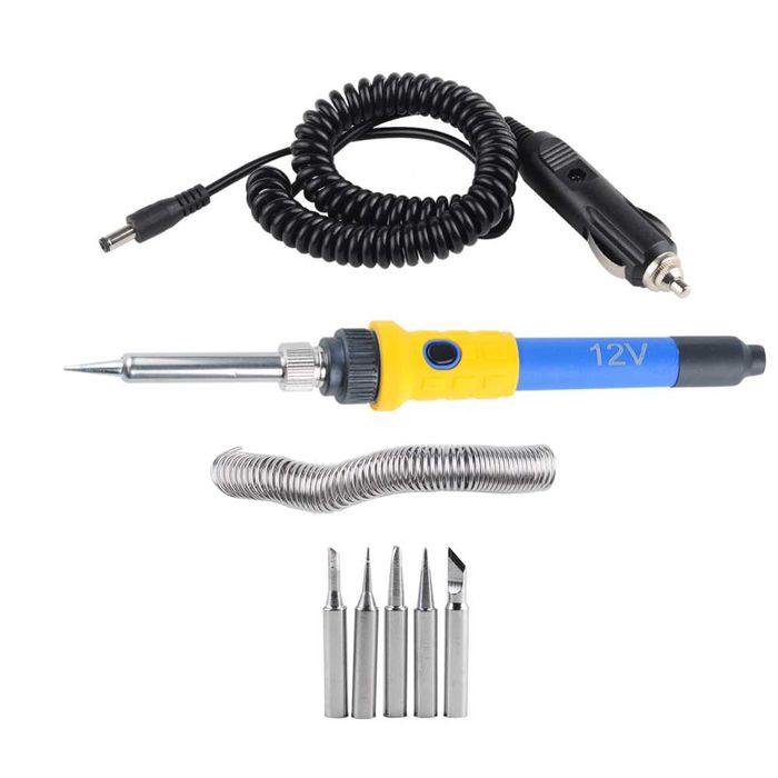 Комплект Мощен Поялник на 12v тинол запояване  поялник за автомобил