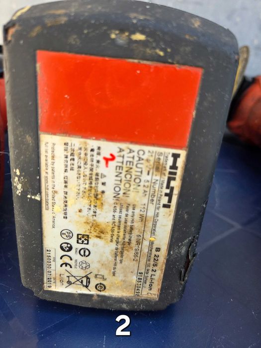 ПРОФЕСИОНАЛНИ Акумулаторни Ъглошлайфи HILTI 22V (125 мм) - ОТЛИЧЕН