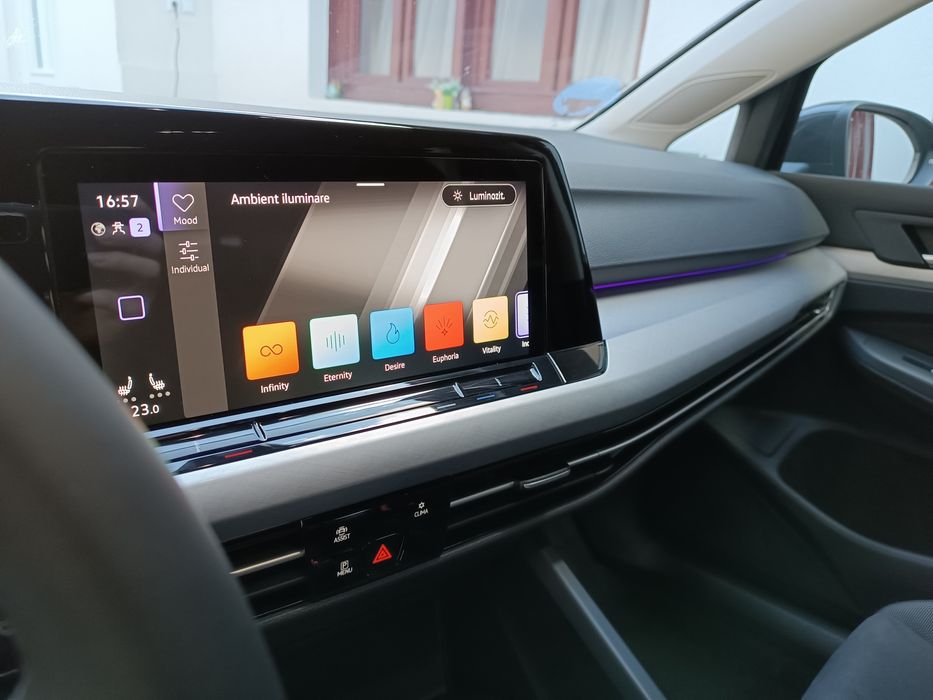 Golf 8 cockpit virtual / led /ambientale /grey