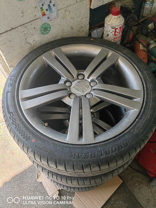 Джанти оригиналени 18" 5х112 с нови гуми за Seat , VW