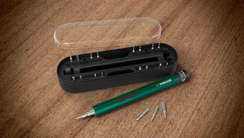 Прецизна електрическа отвертка PARKSIDE PEPS 3 A1 с 20 бита