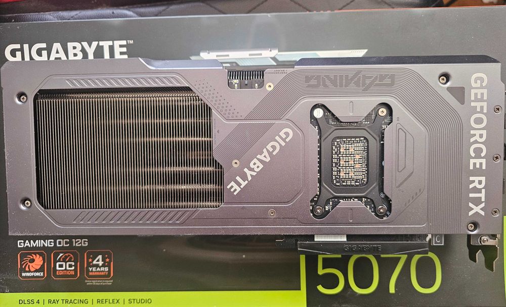 Видео карта Gigabyte GeForce RTX 5070 GAMING OC 12GB GDDR7, гаранция