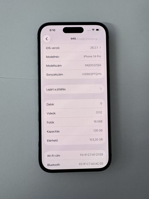 iPhone 14 Pro 128 GB – bat. 84% – schimb doar iPhone