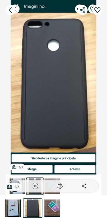 Husa 360° Full Protection - Huawei P Smart - negru