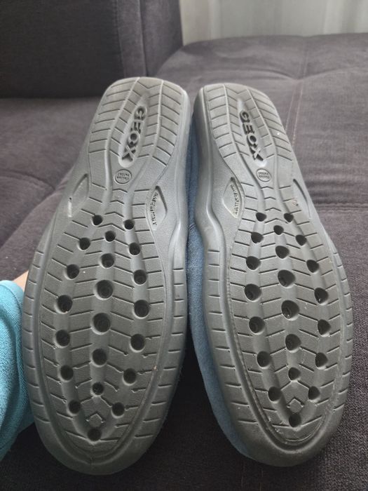 Mocasini piele intoarsa Geox