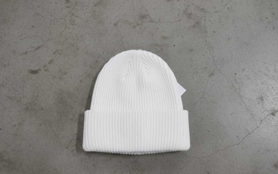 Căciulă Moncler Albă Bumbac Lana