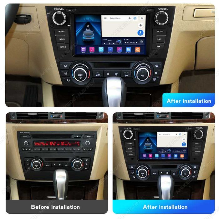 Android Мултимедия за BMW E90 E91 E92 E93 | 4G | CarPlay | GPS