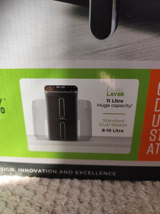 Нов! Двоен еър фрайър - слим дизайн