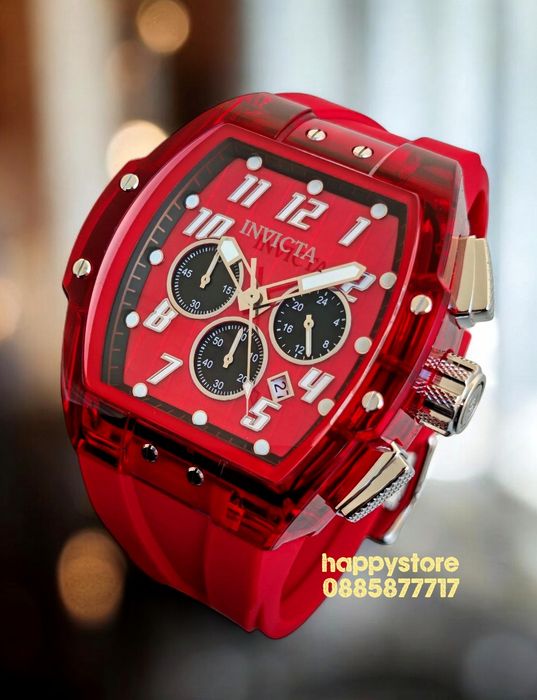 INVICTA Ghost Red 47 mm, Инвикта нов ръчен часовник