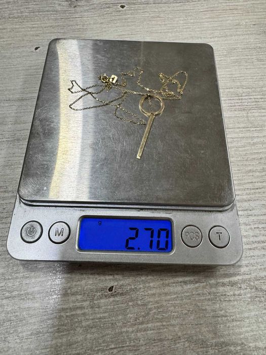 Златен синджир с висулка 14К 585 -2,70 г