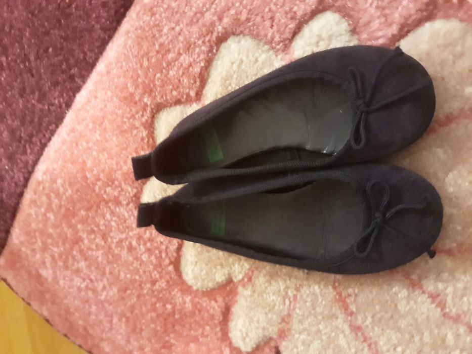 Balerini din piele întoarsă