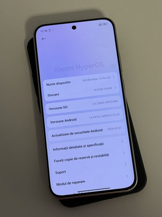 Redmi 15 PRO -5 G -256 Gb /8 Gb ram nou