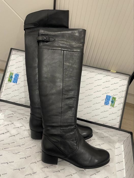 Сапоги италия из кожи