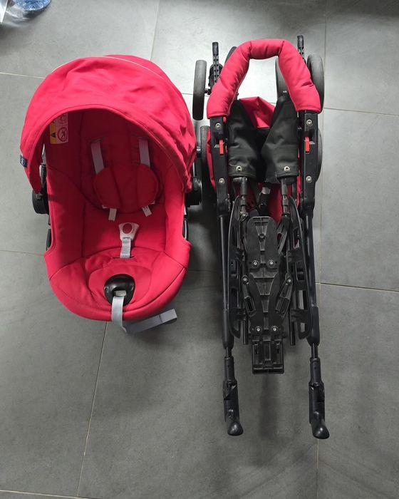 Carucior Chicco 3 in 1 Trio Sprint, Roșu