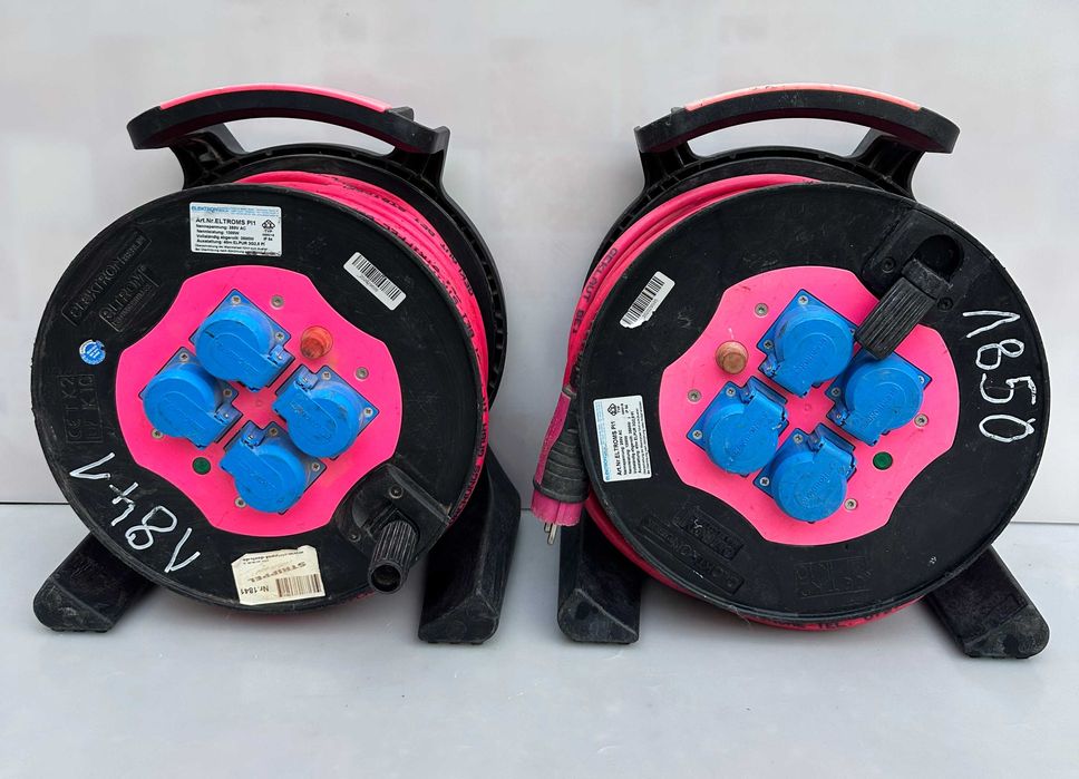 Elektron Berlin Eltrom - Качествени немски удъджители макара 40м 3x2.5