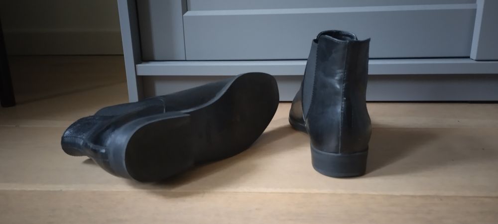 Cizme Chelsea din piele pentru femei