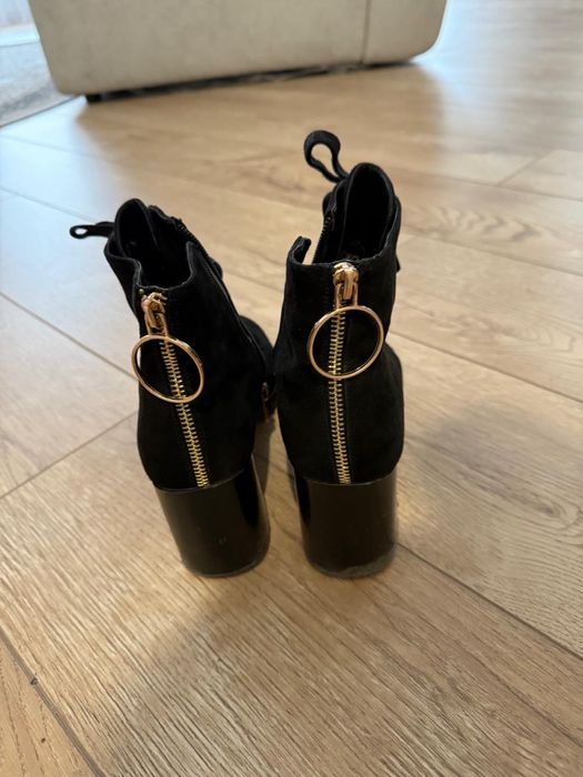 Ботильоны замша