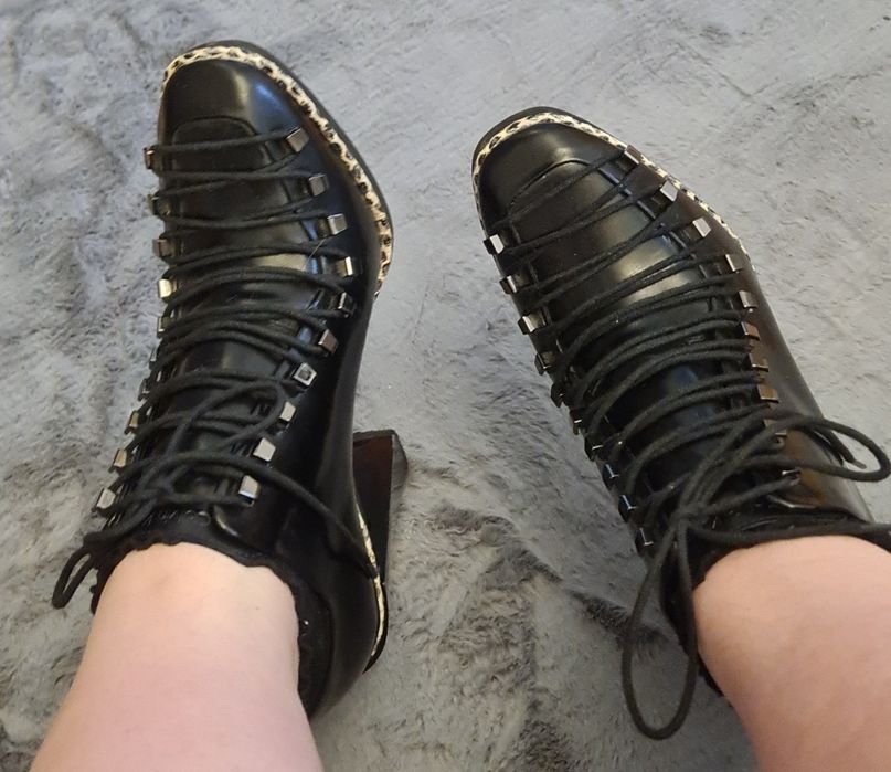 Botine Negre Calvin Klein, 38