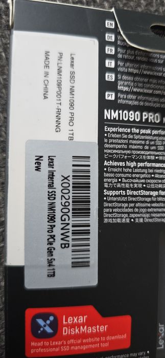 SSD 14000 MB/s Lexar Professional NM1090 PRO 1TB PCI Express Gen 5 x4 M.2 2280 m2
