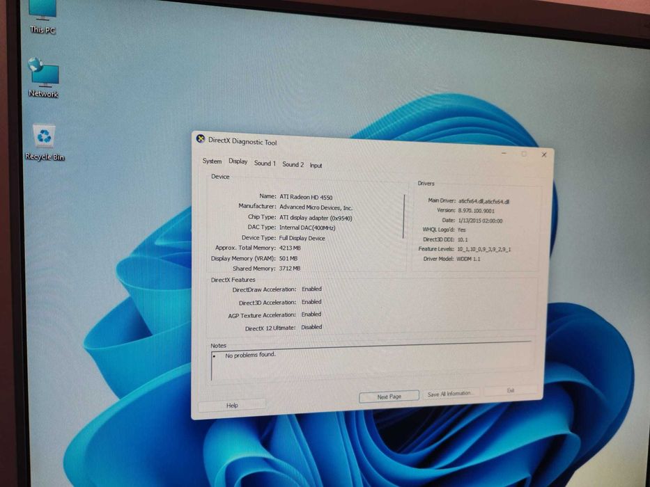 Unitate PC - desktop + monitor - garantie