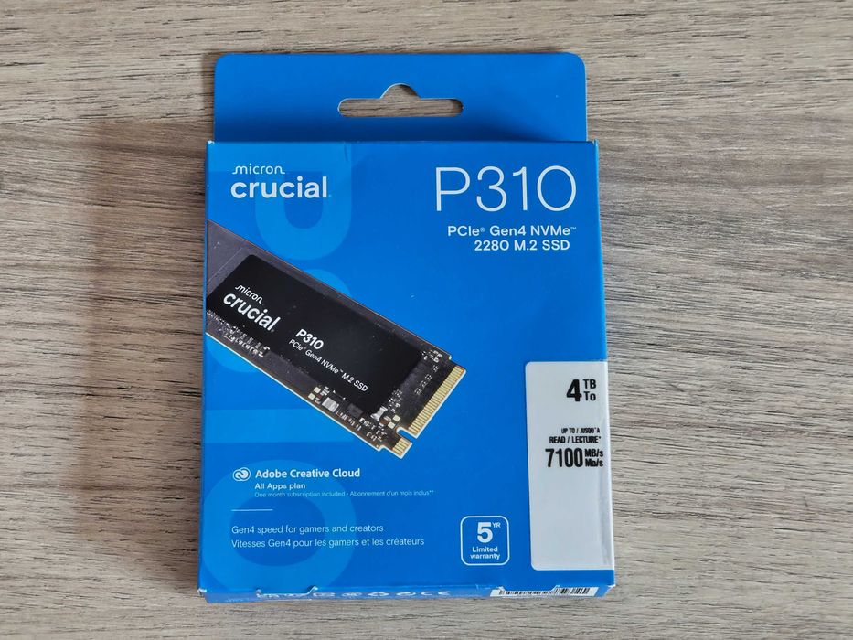 SSD 4TB Crucial Micron P310, NVMe M.2 - твърд диск, ГАРАНЦИЯ, 100% състоянието, Solid State Drive 2280