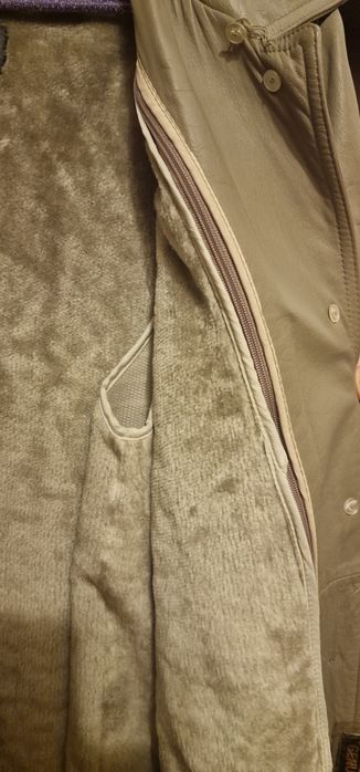 Пальто женское кожаное