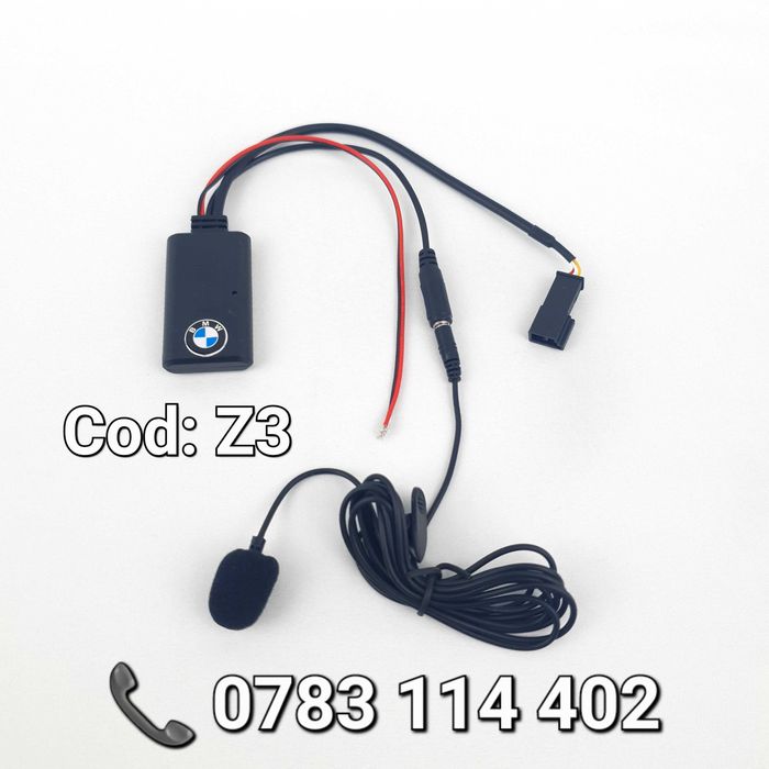 Car Kit-E39 E46 E53-Aux BMW-Modul Bluetooth-Adaptor-Cablu-Handsfree-Z3