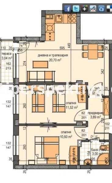Продава се Тристаен апартамент в Пловдив, Кючук Париж - 78 кв.м за 1731 €/кв.м - Снимка #19