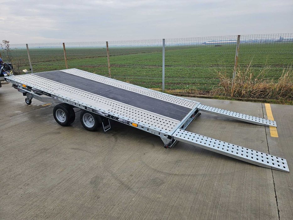 Platforma auto basculabila 4m 4.50 m TA-NO GRAVITY - Aluminiu