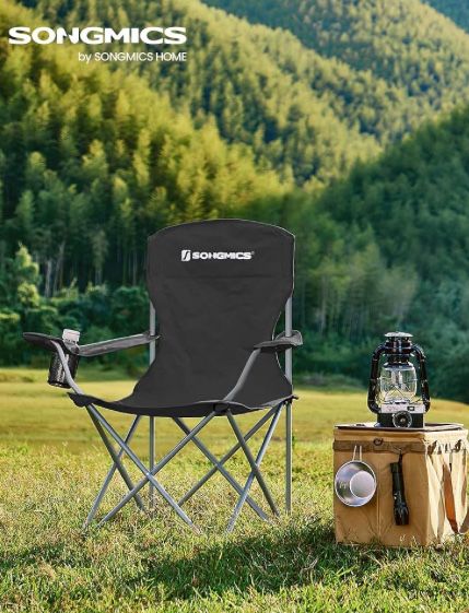 Комплект от 2 сгъваеми къмпинг стола