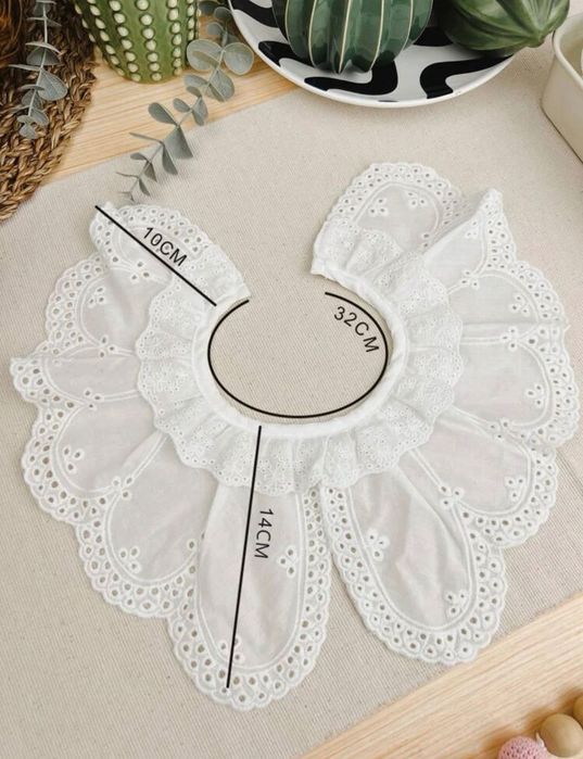 Gulerase bebe, copil, detașabile, noi, albe, mărime universala