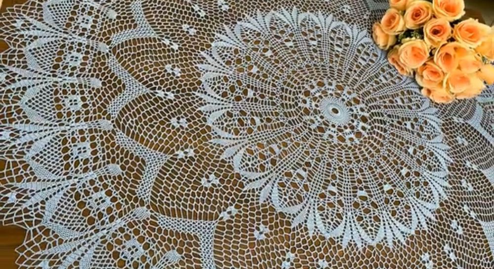 Скатерти ручной работы.