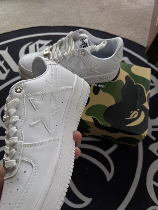 Bapesta triple Black sau triple whitee