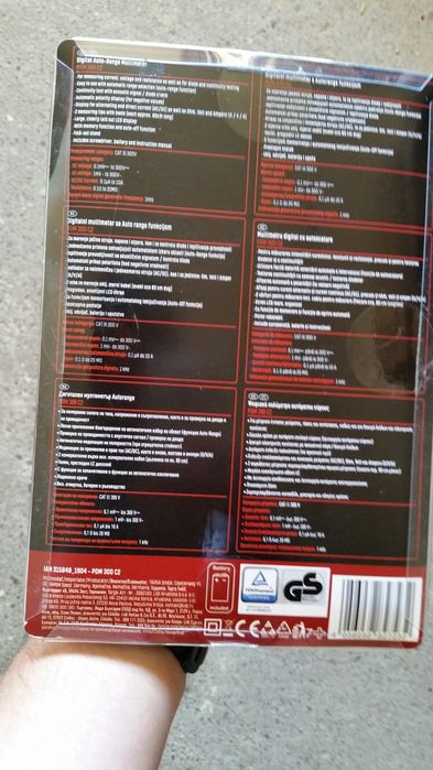 Multimetru digital PARKSIDE este nou poze  reale