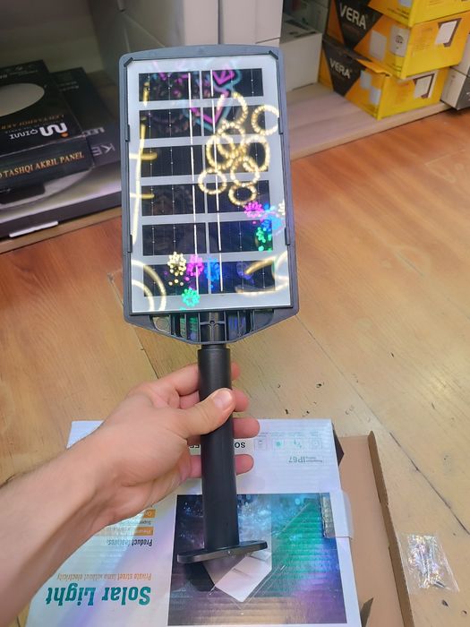 Светильник на солнечной панели  Солнечный светильник, Светодиодный