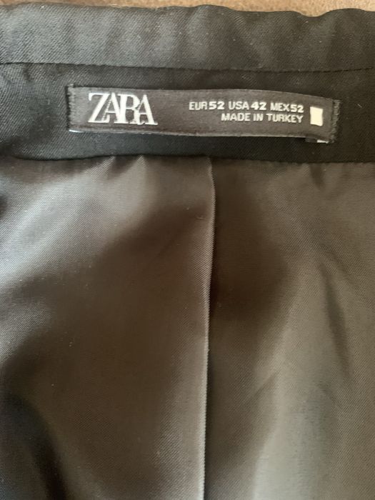Блейзър от костюм ZARA, Мъжко черно сако ЗАРА, Размер 52