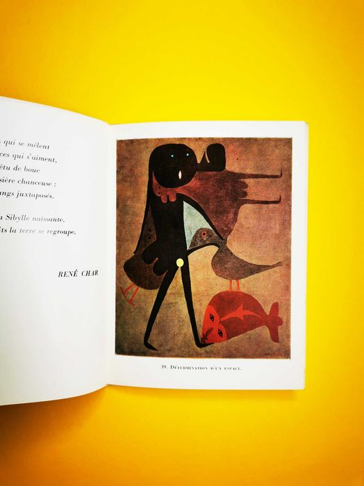 Victor Brauner carte album arta expozitie Le Point Cardinal Paris 1963
