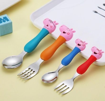 Прибори за Хранене с Прасето Пепа Peppa Pig 4 броя