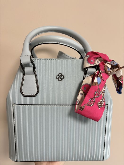 Дамска чанта синя пудра