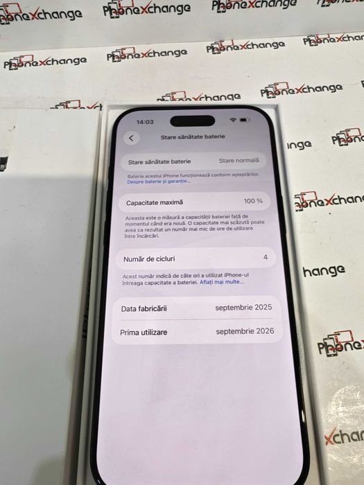 iPhone Air Black Neverlocked 256GB Ca NOU
