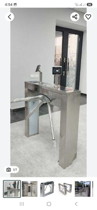 Turniket triport, Domofon ,kamera, feys kontrolrol