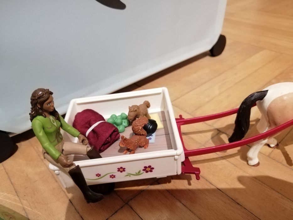 Schleich Horse Club комплект приключение с кон, ездачка, палатка