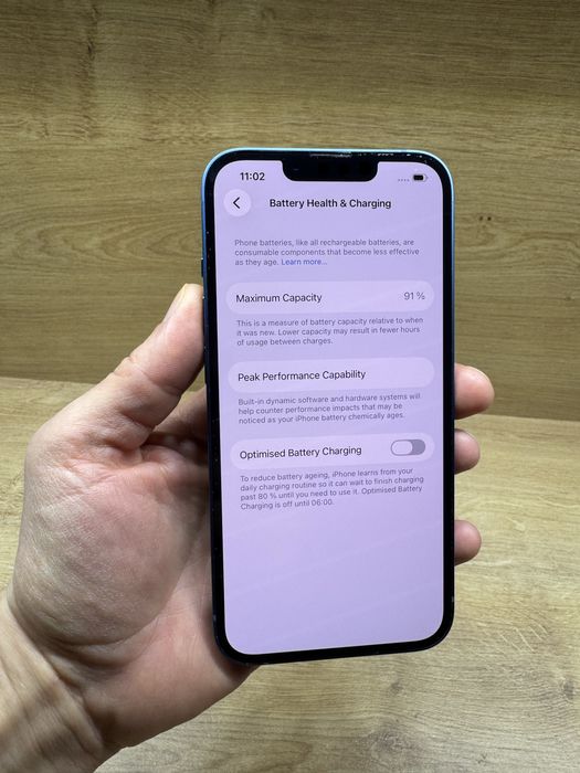 iPhone 13 128Gb Albastru 91% battery life