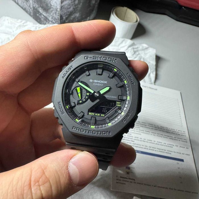 Кварцевые CASIO GA-2100-1A3ER полимер ОРИГИНАЛ!