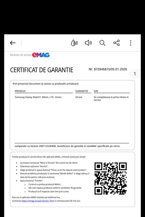 Samsung Galaxy watch 7 LTE