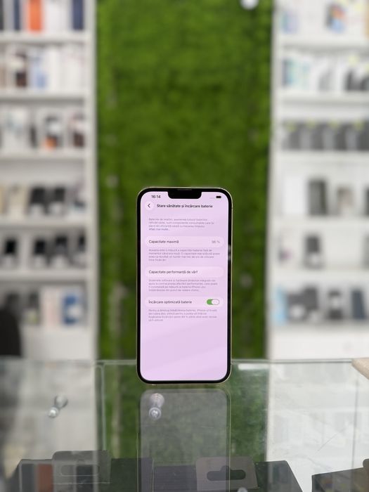 **ATSGSM.RO**iPhone 13 Pro MAX 256Gb Blue/Baterie96%/Fact+Gar 12 luni