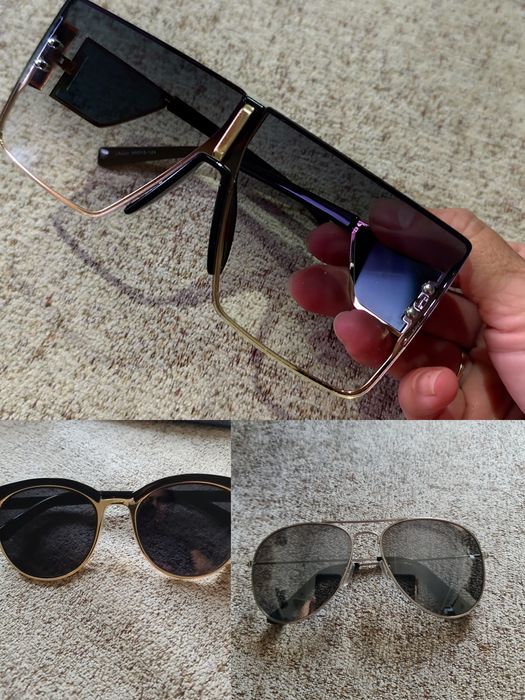 Очки солнцезащитные авиатор.