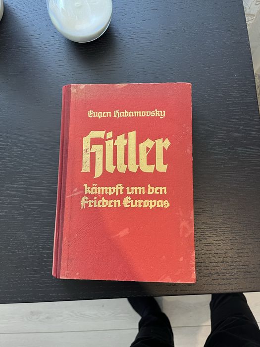 Hitler Luptă Pentru Pace in Europa Carte in Germană 1936 Antebelic WW2