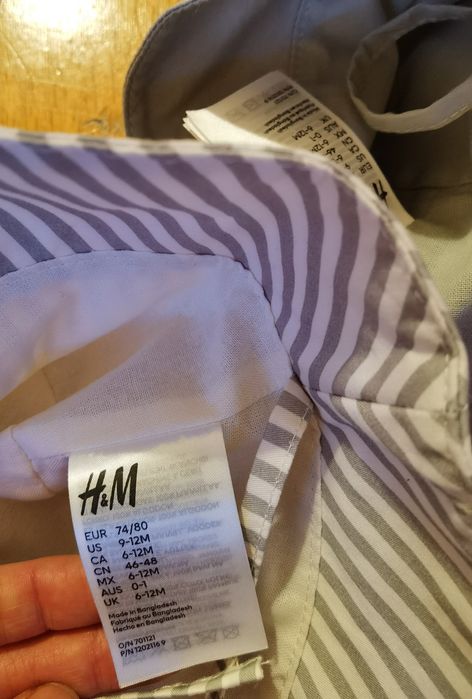 H&M Шапки за лято бебе ново